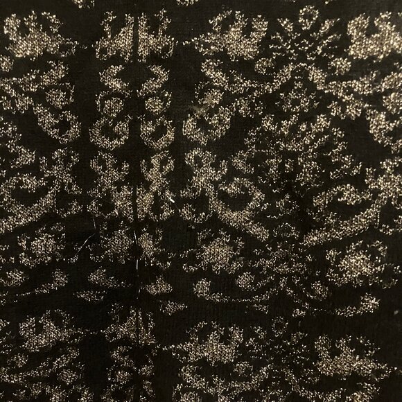 SANDRO Black and Gold sweater in Angora blend Eur size 3 / US size 8 - Picture 3 of 7